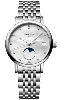 Longines Elegant Collection Moonphase (30mm)  Quartz 